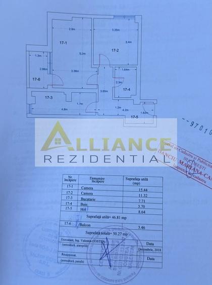 Apartament cu 2 camere decomandat, mobilat în 1 Decembrie 1918