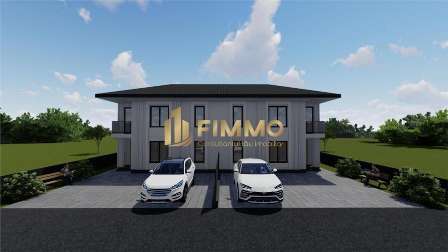 Duplex cu 4 camere cu Canalizare în Ipotești