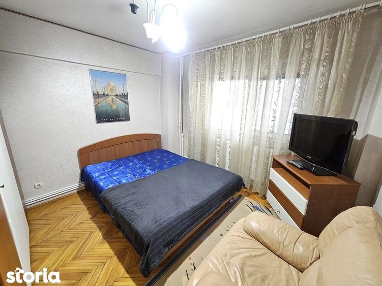 Apartament cu 3 camere semidecomandat, mobilat în Obor