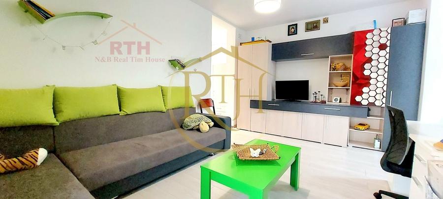 Apartament cu 2 camere semidecomandat, mobilat în Giroc