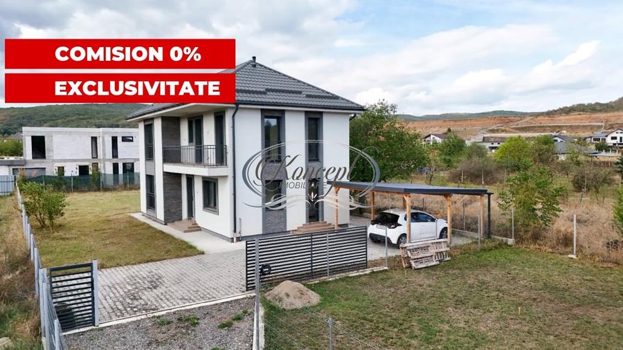 Casă individuală cu 4 camere cu Canalizare în Gilău
