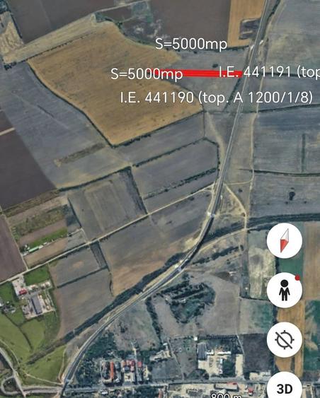 Vand teren arabil extravilan - 10.000 mp - zona Freidorf, Timisoara - 2