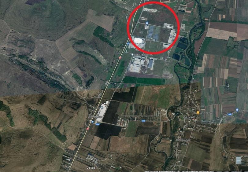 Teren Construcții intravilan de 10714 mp, în Jucu de Sus