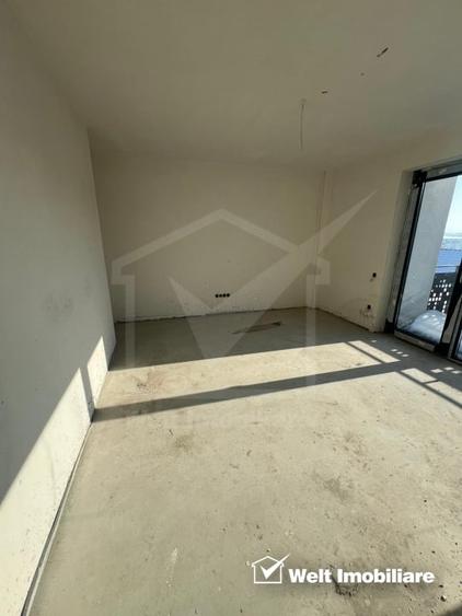 Apartament  3 camere, semifinisat, 93mp, terasa 20mp, parcare, cart Someseni - 1