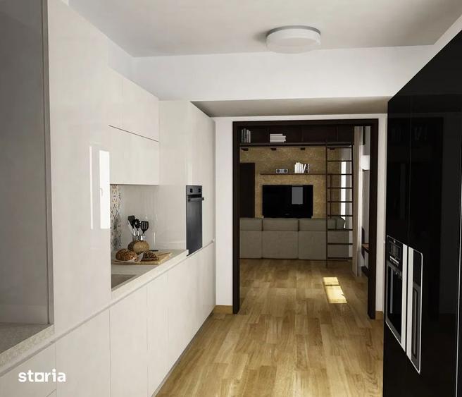 Apartament cu 4 camere, mobilat în Grivița
