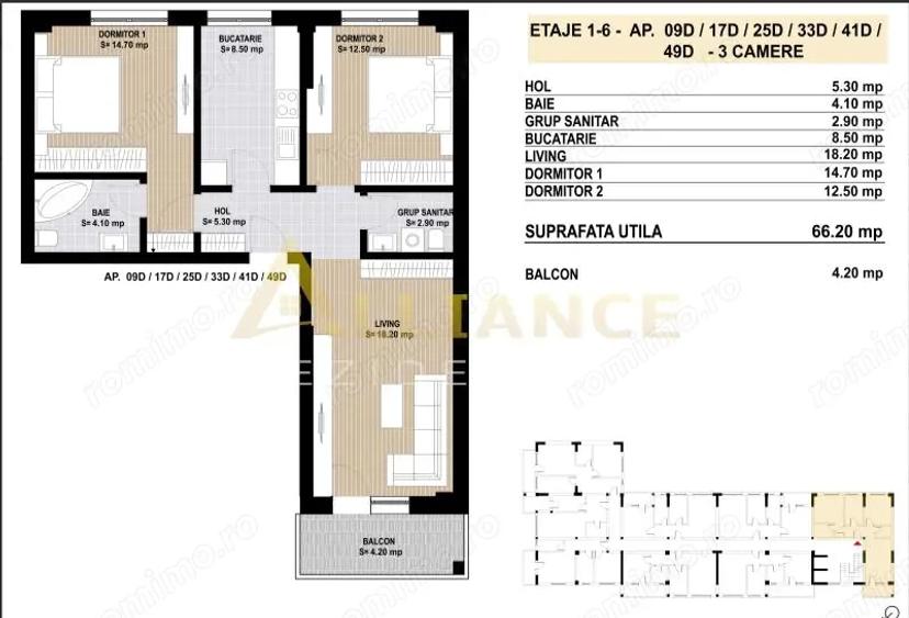 Berceni Oferta Ap 3 camere la plata cash - 11