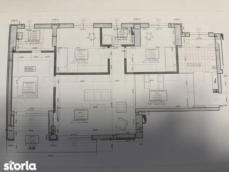 Apartament cu 4 camere în Central