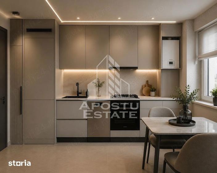 Apartament cu 2 camere, mobilat în Badea Cârțan