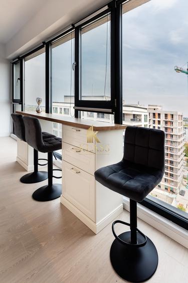 Apartament cu 2 camere semidecomandat, mobilat în Sisești