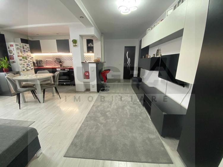 Apartament elegant de 3 camere,65m curte privată, zona Primariei Baciu - 2