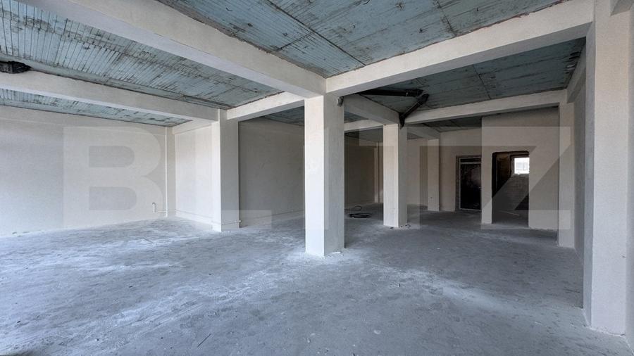 Spatiu comercial parter bloc nou, 109 mp open space, vitrina, terasa, Brestei - 6