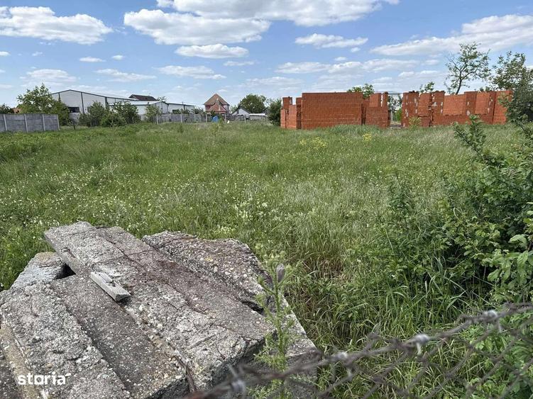 Teren 1907mp, ingradit,40ml frontm cu proiect casa Parter sat Les - 1