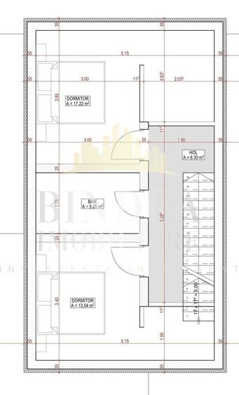Duplex P+1 106mp utili despartit prin camera tehnica Giarmata - 2