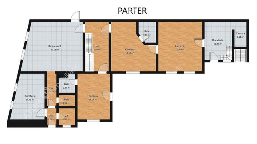 Vila 10 camere fiecare cu baie proprie in zona Central Istorica Sibi - 12