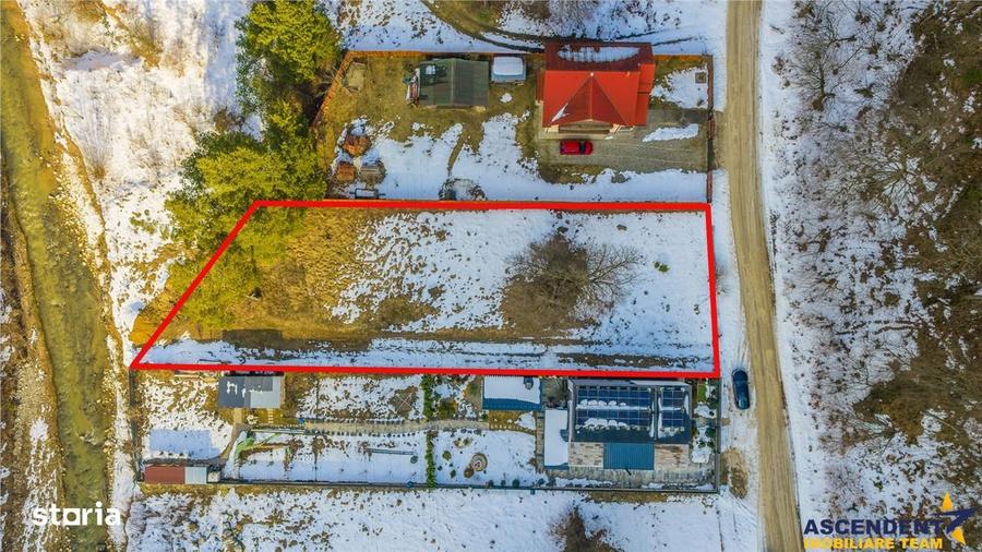 Film! Teren intravilan pe 1.300mp, arie apreciabila de case, Bunloc, B - 6