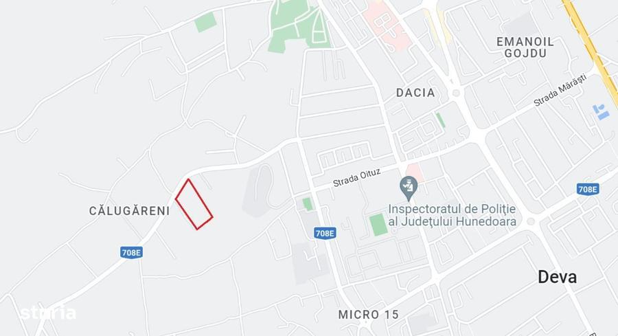 Vand teren intravilan 783mp Deva, Str. Iosif Vulcan toate utilitatile - 1