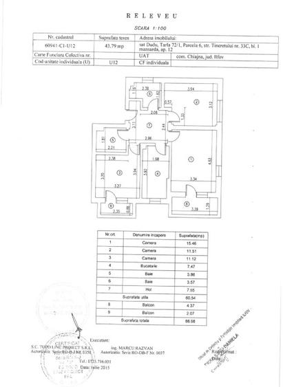​🏠 Apartament 3 Camere Modern – Strada Tineretului 33 (Chiajna/Militari Residen - 8