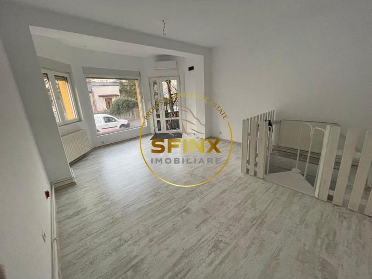 SPATIU COMERCIAL FLOREASCA { PARTER+DEMISOL 25m +25m { CENTRALA - 5