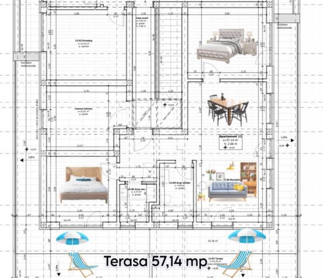 Penthouse cu Terasa Panoramica, Ciarda Rosie Penthouse cu Terasa Panoramica, Ciarda Rosie