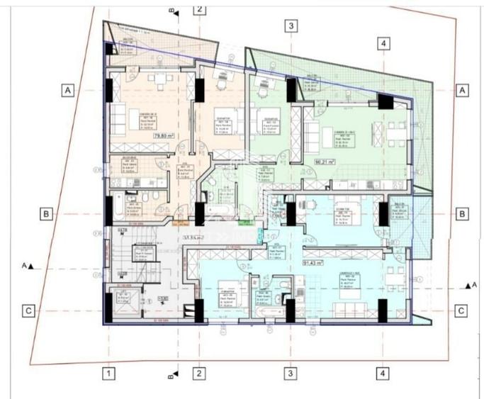 Apartament 2 si 3 camere la alb cu loc de parcare inclus - 1