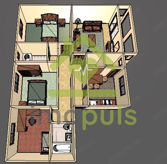 Apartament cu 4 camere decomandat în Freidorf