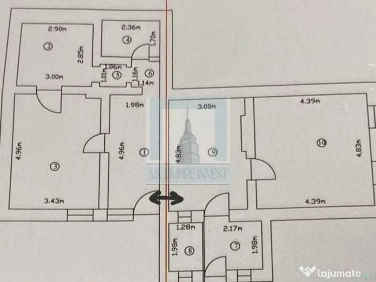 Apartament 4 camere la casa?, - zona? Grivitei/Bras?ov - 8