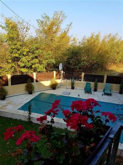 Vila de vanzare langa Bucuresti, mobilata, utilata modern, cu piscina