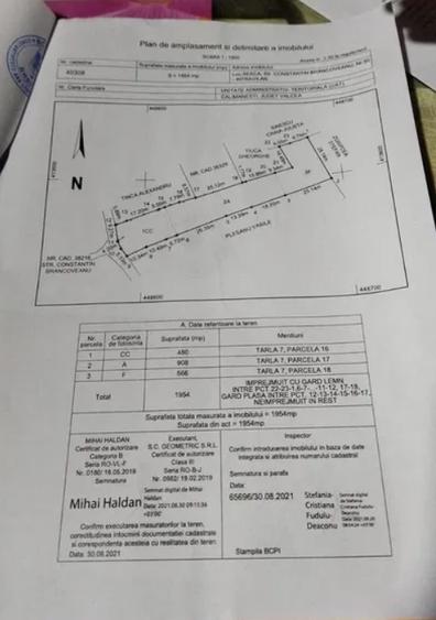 Teren de vânzare – Seaca-Călimănești - 1