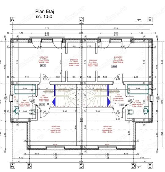 Duplex toate utilitatile 4 camere 2 bai - 6