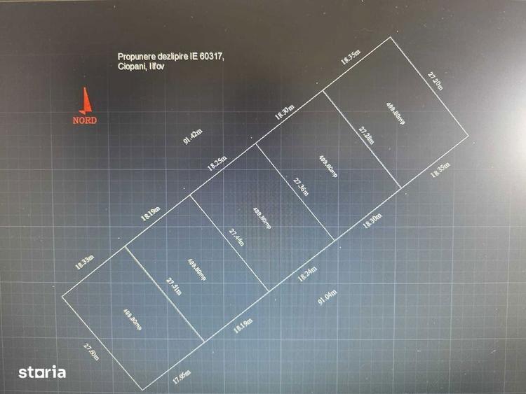 Teren intravilan de vanzare in Izvorani | Loturi de 500 mp si 1500 mp - 1