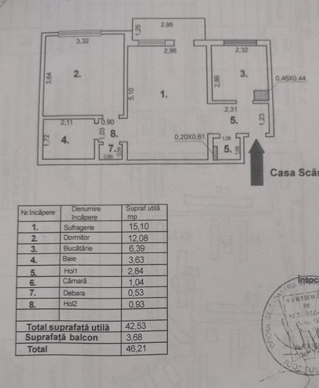 46900 euro, NEGOCIABIL, 2 camere, Tiglina1 - 4