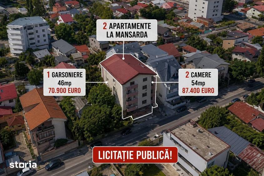 2 Apartament -1|2 camere - 45mp + 54mp - Mansarda, Zona Giulesti - 1