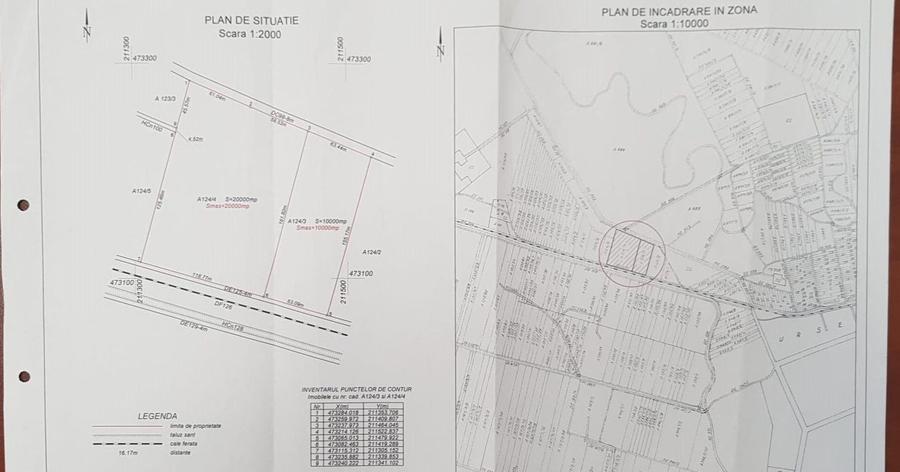Teren Construcții intravilan de 10000 mp, în Calea Urseni