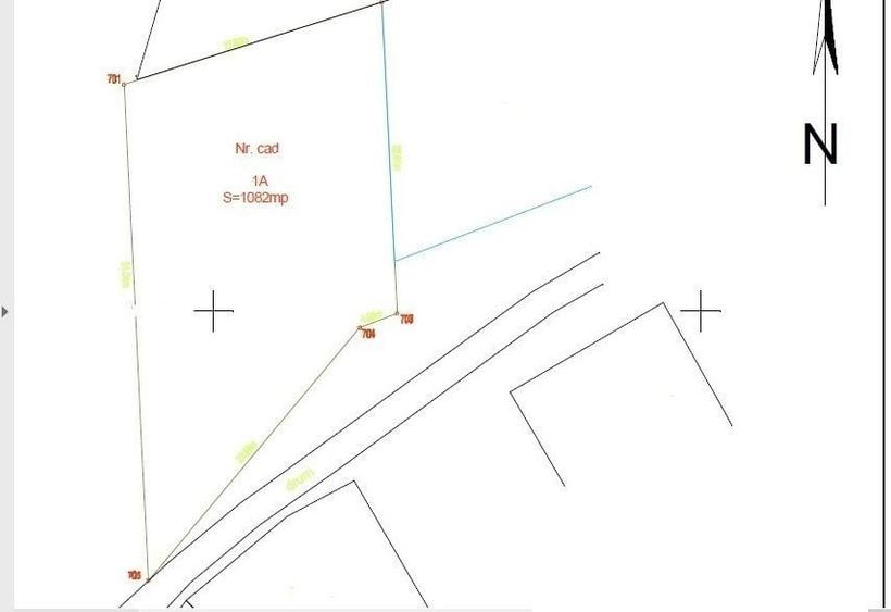 Teren Construcții intravilan de 1082 mp, în Mănăștur