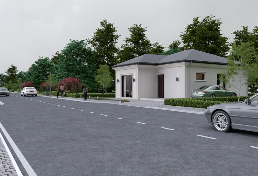 Teren intravilan cu autorizatie de constructie – Comuna Berceni, 314 mp - 1