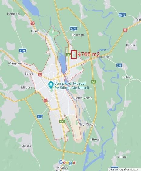 Teren intravilan pentru construcții, 4765 mp, Bacău - cartier Șer - 1