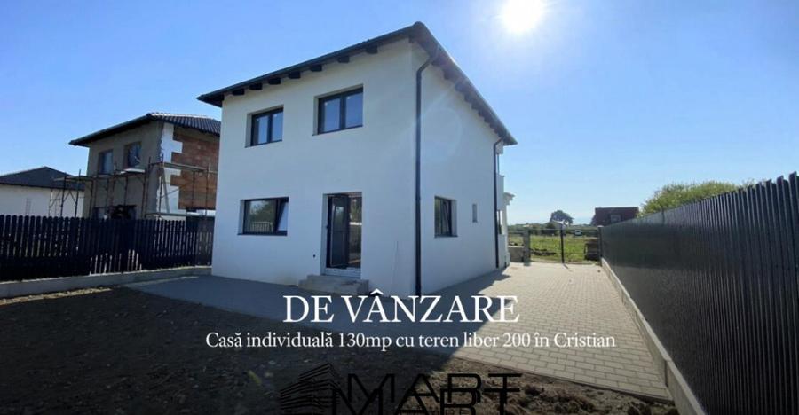 Casa individuala 130mp cu teren liber 200 in Cristian - 2