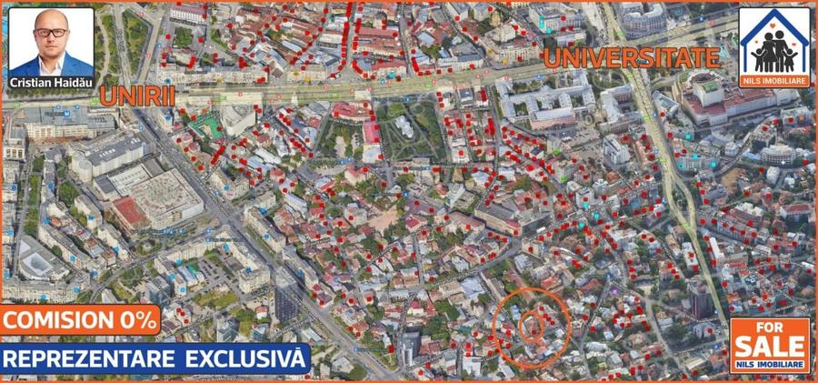 Apartament 3 camere in vila | Ultracentral - Universitate | Comision 0 - 9