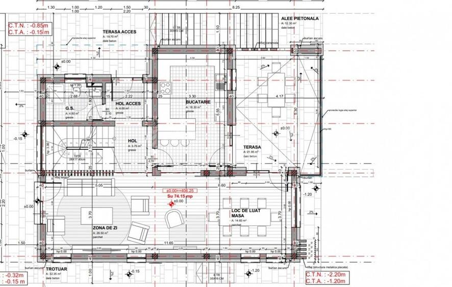 Casa individuala 4 camere | Teren 500mp | Manastur | Roata Faget - 7