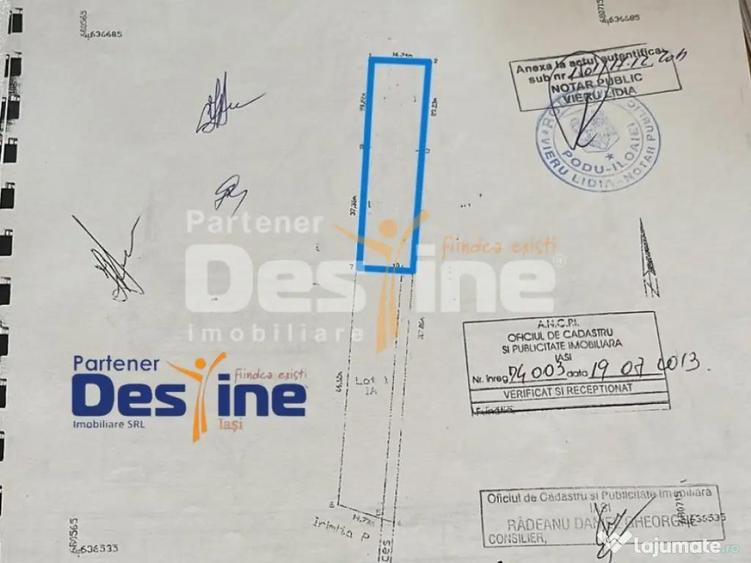 Comision 0%, Letcani, teren 1055 mp, 20.900 euro - 1