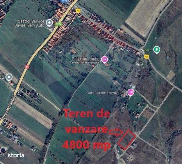 Teren Bran - Sohodol intrare 2100-4800mp - 4