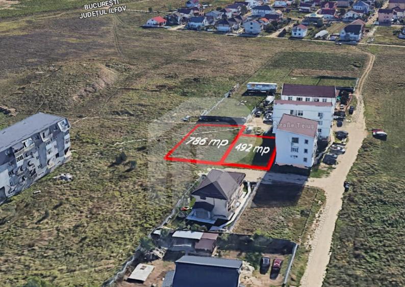Teiu?, Rahova - teren intravilan de vanzare, 786mp, COMISI - 4