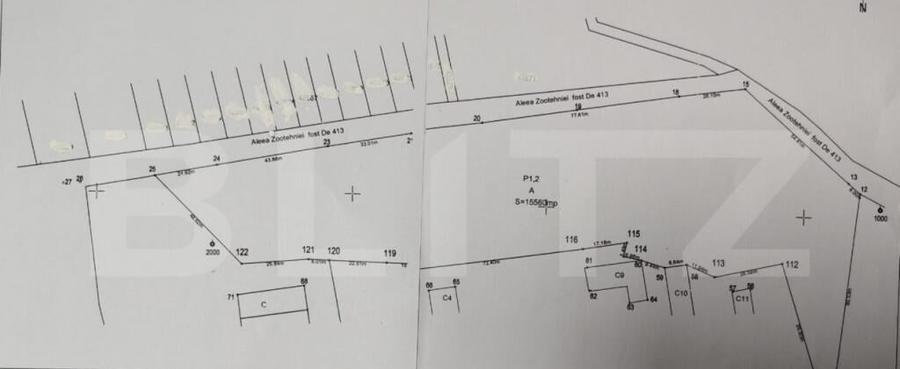 Ferma agricola ?i zootehnica, teren intravilan 48574 mp, Si - 1