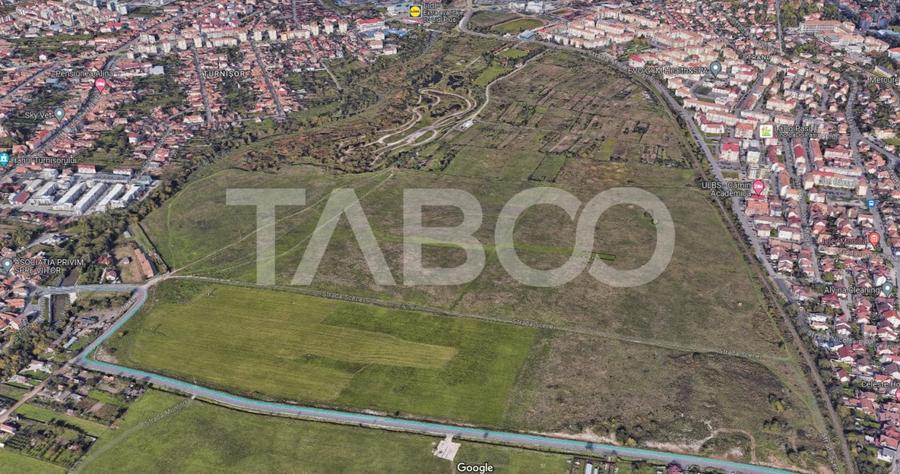 Teren de vanzare intravilan 3421 mp cu deschidere de 180 m Turnisor - 1