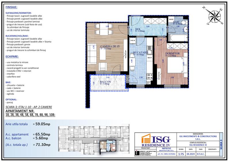 Unirii-Parcul Carol- ISG Residence IV- decomandat, constructie 2026 Unirii-Parcul Carol- ISG Residence IV- decomandat, constructie 2026