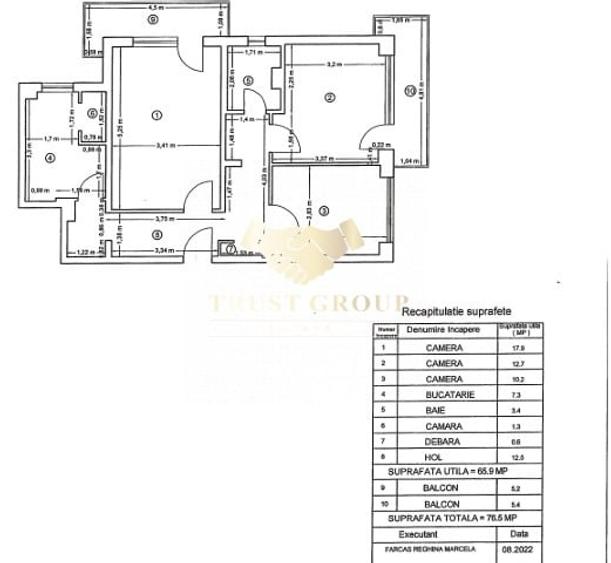 3 camere, 76 mp, 3/10 - renovat | vedere in parc - 6