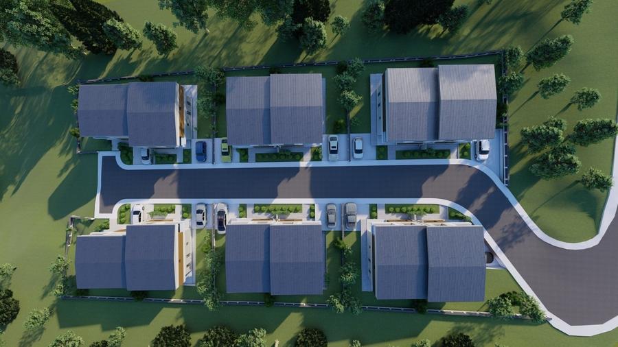 Casă Tip Duplex, 119,95 mp utili, grădină 245 mp, proiect nou, Strada Magnoliei - 7