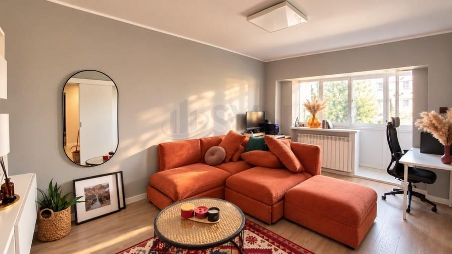 Apartament cu 2 camere decomandat, mobilat în Banu Manta