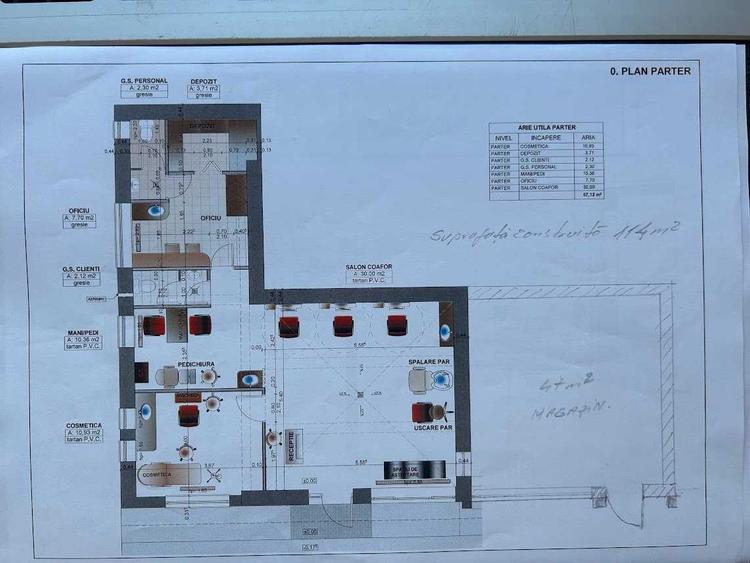 Spatiu comercial 114 mp in zona UTA, complet amenajat- salon de infrumutesare + magazin cosmetice, ideal investitie sau business beauty. - 2