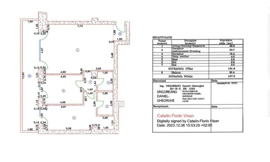 Apartament 3 camere Cortina 126 - 19